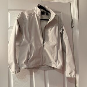 Marmot Women’s Lightweight Hooded Softshell Jacket — Light Beige